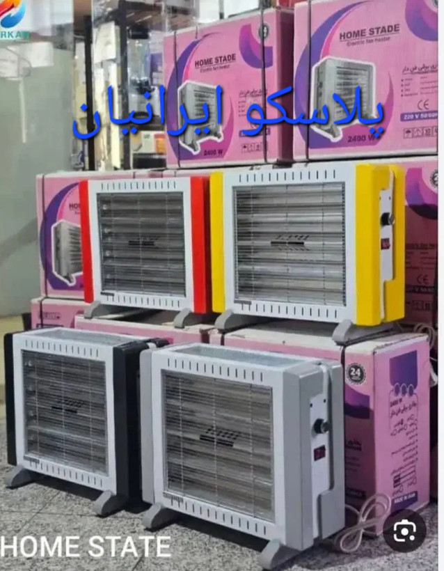 بخاری برقی شش شعله سه هزار وات هوم استید